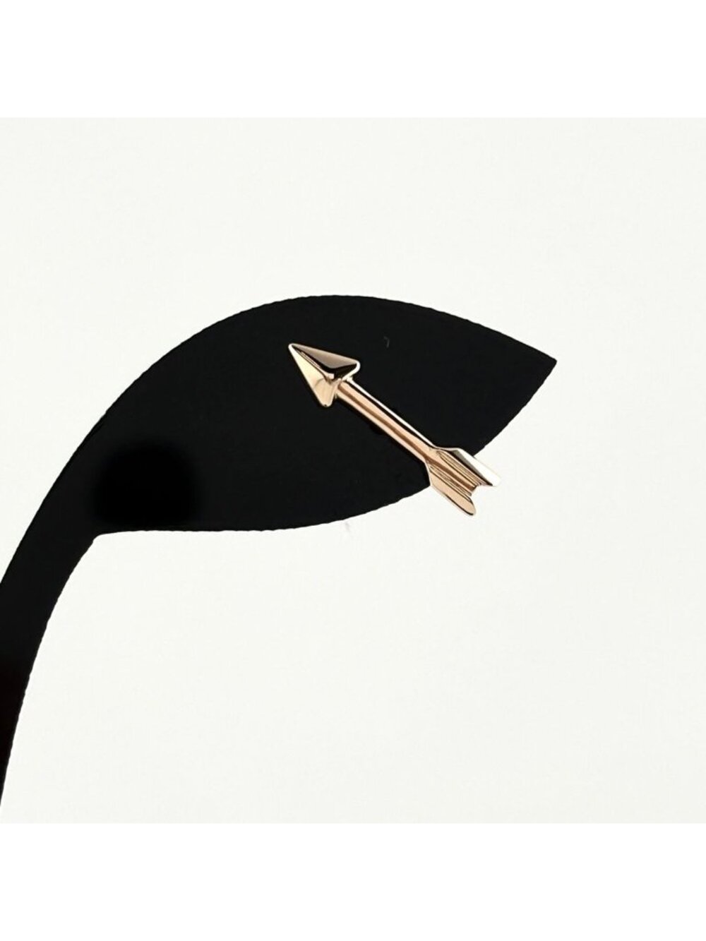 Tiffany & Co Arrow Single Pink Gold Earrings